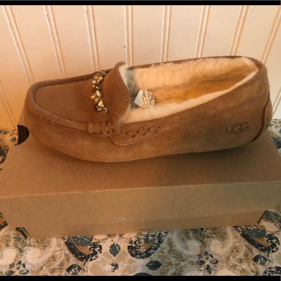 UGG Shoes - New Ugg Ansley Charm Gem Slippers/Moccasins